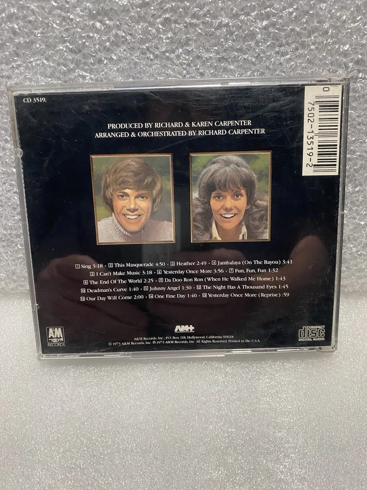 Now & Then (Remastered) by Carpenters (CD, 1998 A&M Records) Foto 2 de 4