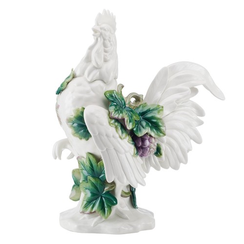 and Floyd Ceramic Rooster Figurine Sicily Green 19Inch