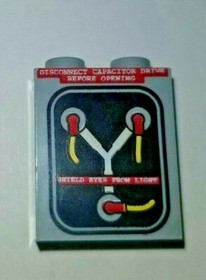 Lego Capacitor Panel Minifigure Panel BACK TO FUTURE Delorean Doctor 21103 RARE