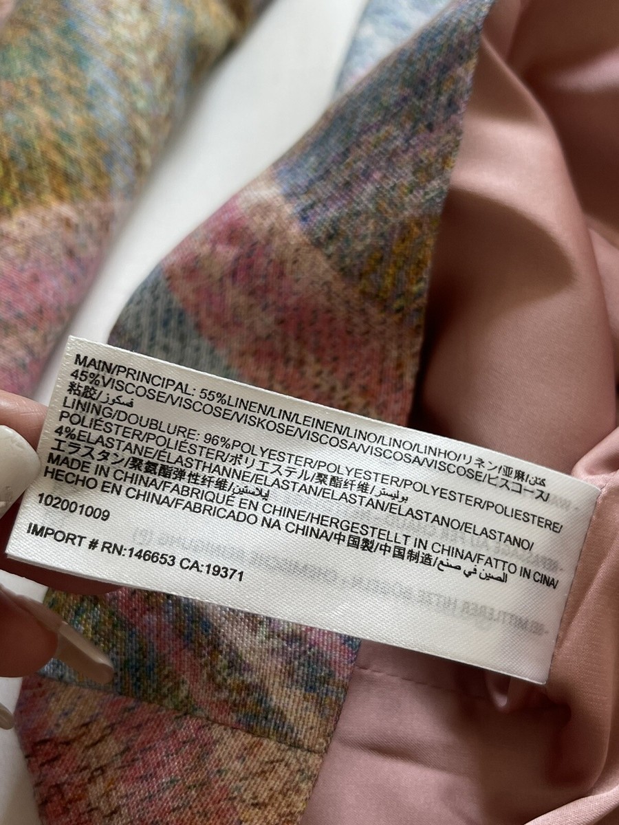 Lovely Pink Tartan Jacket response Blazer from C/MEO COLLECTIVE