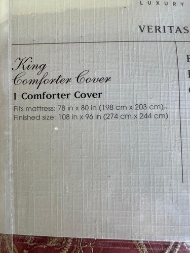 Charter Club Luxury-King Comforter Cover - Picture 3 of 4