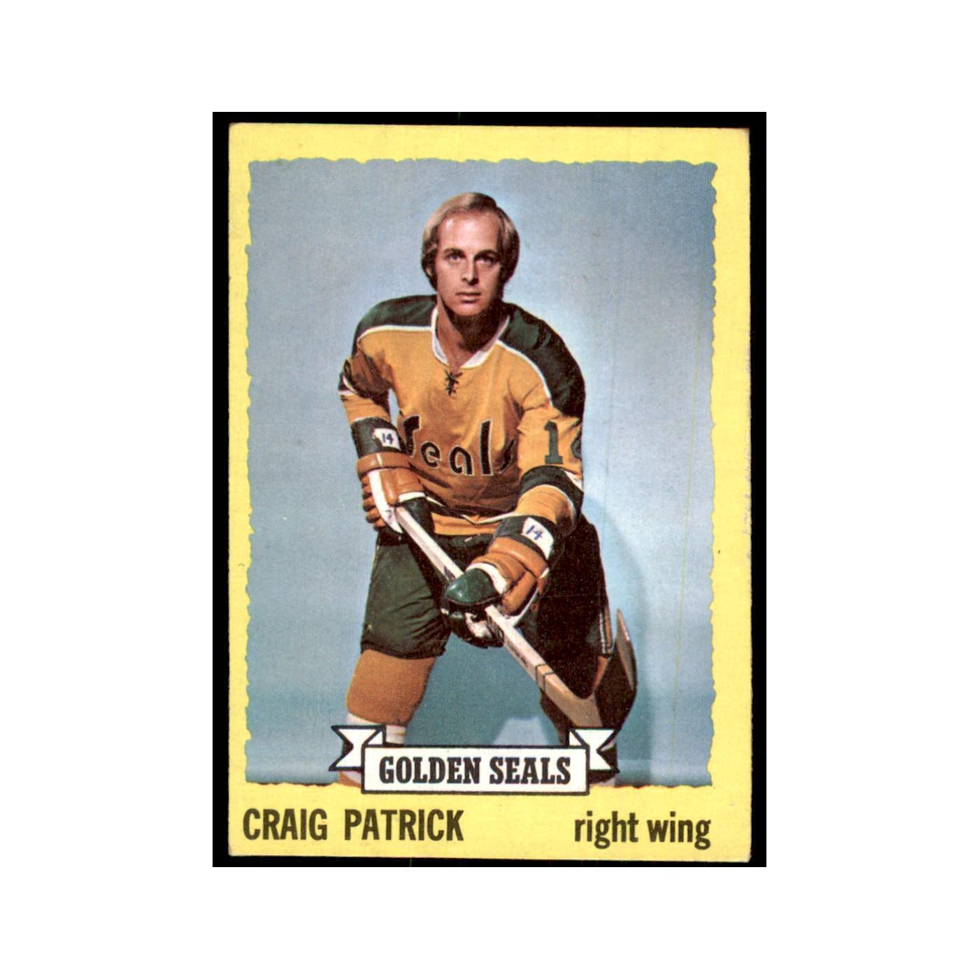 Craig Patrick 1973 Topps #52 Hockey Cards Hockey Card EX