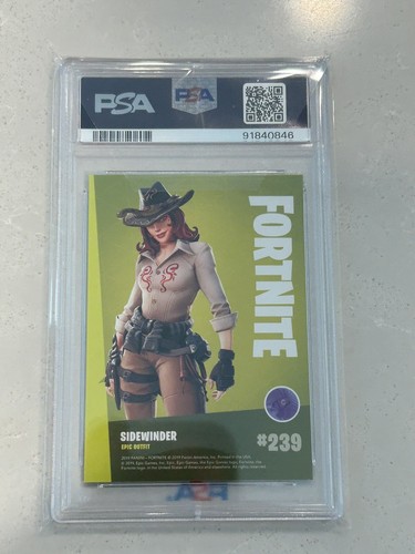 2019 Panini Fortnite Sidewinder Series 1 USA Print PSA 10 - Bild 2 von 2