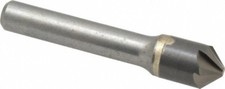 Made in USA 1/2" Head Diam, 3/8" Shank, 6 Flute 90? Solid Carbide Countersink...