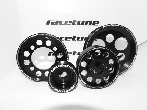 Racetune 1JZ 2JZ 4PCS Billet Pulley Set WP PS ALT ID for Supra Soarer GTE Chaser - Picture 12 of 12