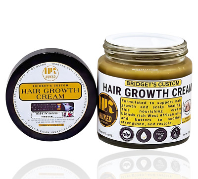 Haarausfall Behandlung Creme Haarwachstum Shea, Batana, Bockshornklee Nachwachsen Haare UK 120g