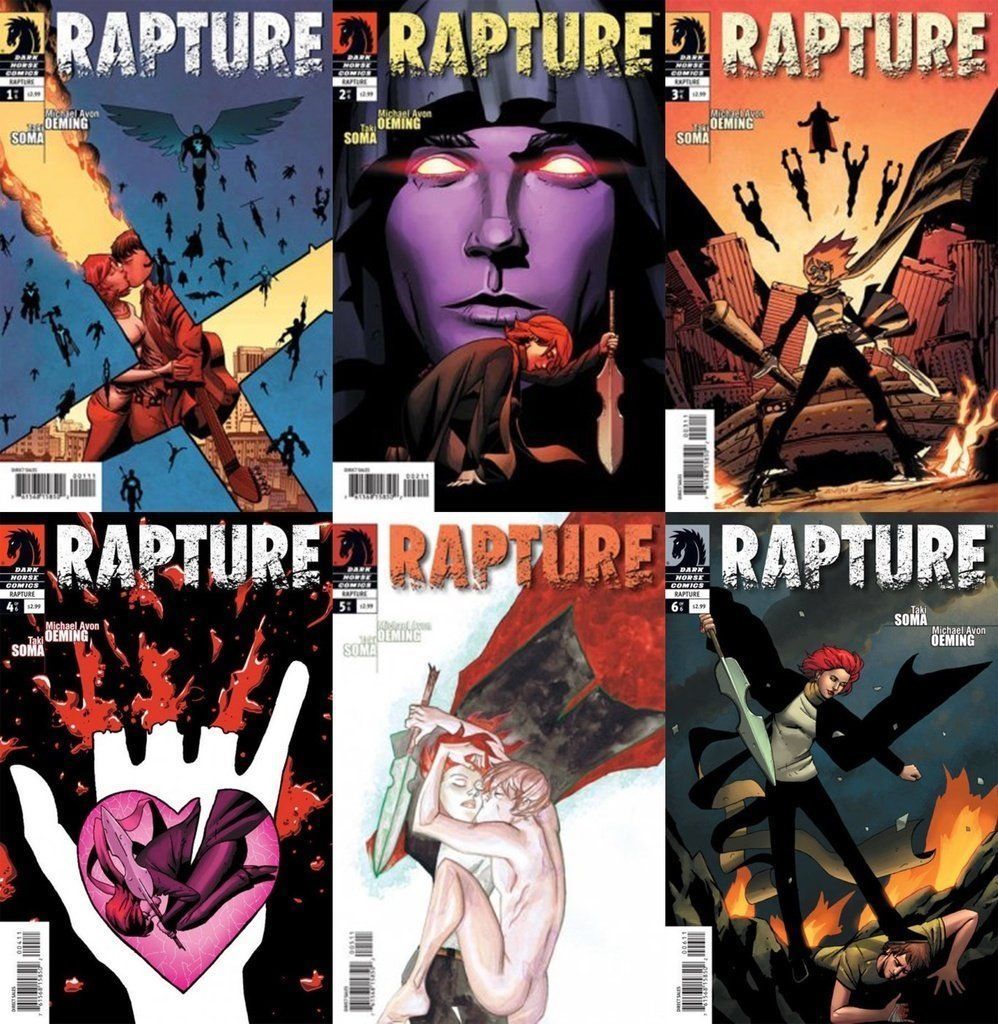 Rapture #1-6 (2009) Complete Limited Series Dark Horse - 6 Comics