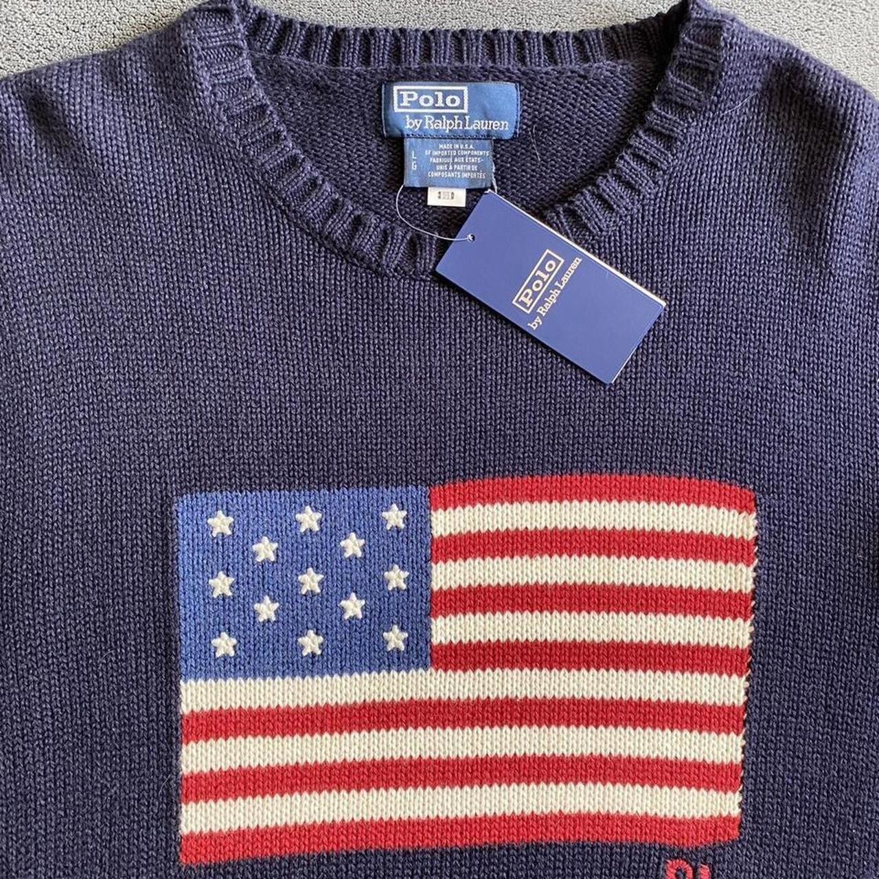 ICONIC POLO RALPH LAUREN FLAG JUMPER/RARE/XXL/BNWT image 3