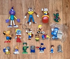 Alte Werbefiguren / Gummifiguren - 18 Stück Bully, Schleich und mehr - Set Fuchs