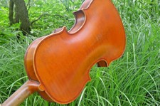 ANTIQUE VIOLIN 3/4 13" BODY GERMAN 19TH C NICE BACK