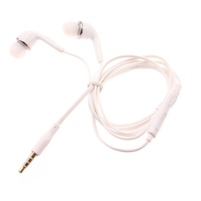 Hands-free Wired Earphones Headphones Headset w Mic Earbuds for SmartPhones