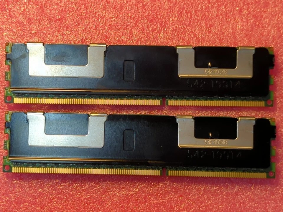 2x8GB 16GB Kit Micron DDR3 4Rx4 PC3-8500R Server Memory DIMM MT72JSZS1G72PZ - Image 4 of 4