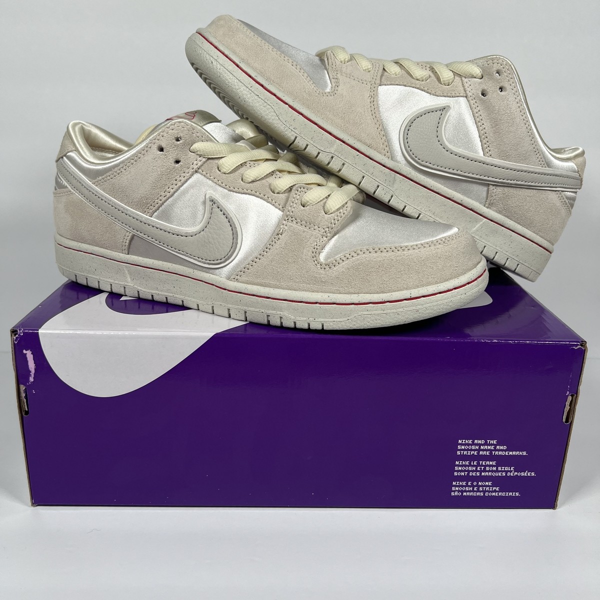 Men's Size 12 - Nike SB Dunk Low Pro PRM City of Love Coconut Milk Men's Size 12 - Nike SB Dunk Low Pro PRM City of Love Coconut Milk