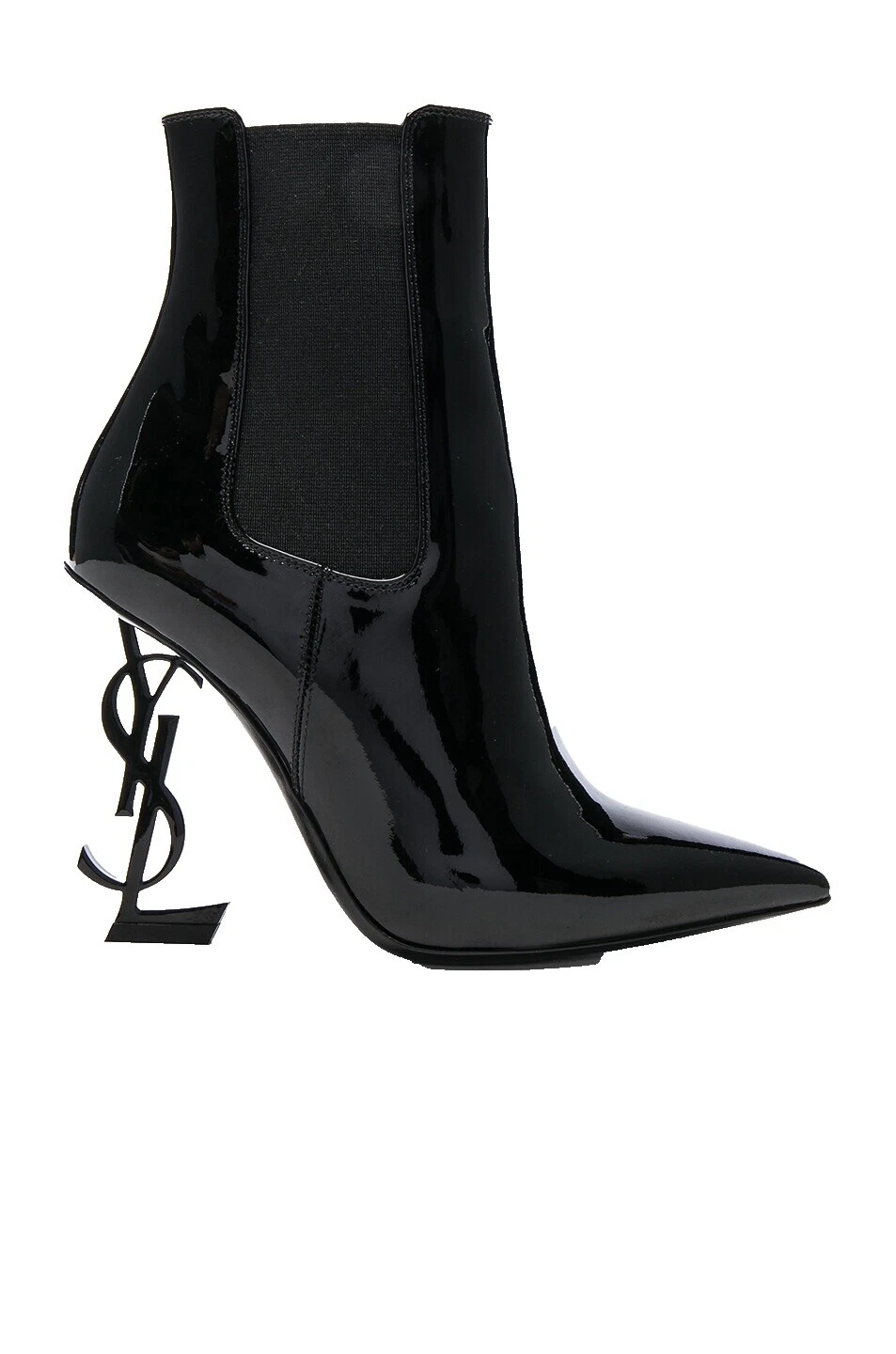 Botas de Cuero Charol Saint Laurent para Mujeres