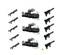 Lego Star Wars / Little Arms Weapon Set : 3 X Minigun Pathmaker (z -6 Rotary ... Lego Star Wars / Little Arms Weapon Set : 3 X Minigun Pathmaker (z -6 Rotary ...