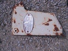 International 240 Utility Ih Tractor Orig Radiator R Side Cover Panel W/ Emblem