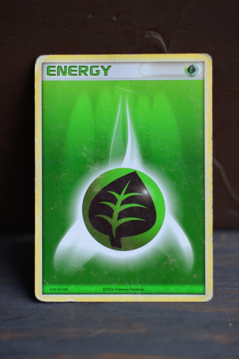 Pokemon Card Basic Grass Energy Beginning Set 2006 KZB-KJT-LE8 | eBay