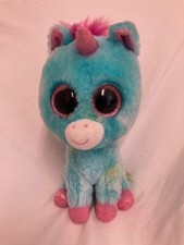 TY Beanie Boos  TREASURE 6" UNICORN JUSTICE EXCLUSIVE NO TAGS USED