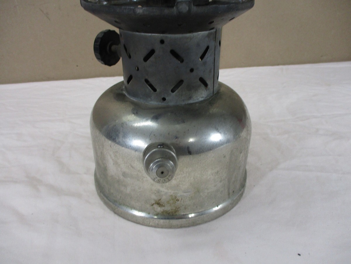 Vintage 1940's-1950's Coleman 220D Nickel Bottom Camping Vintage 1940's-1950's Coleman 220D Nickel Bottom Camping