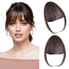 Flequillo De Cabello Humano Flequillo Postizo Hair Bangs Cabello Natural Postizo