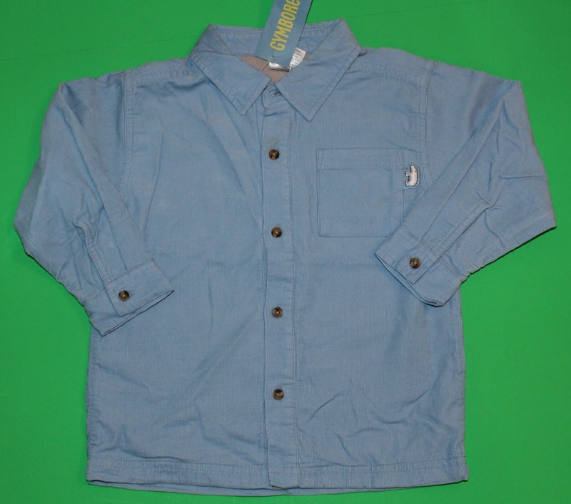 3t NWT Gymboree ARCTIC TERRITORY Blue Corduroy Lined Shirt JACKET Boys