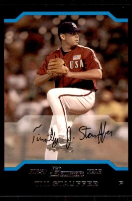 2004 Bowman Tim Stauffer Baseball Cards #BDP160