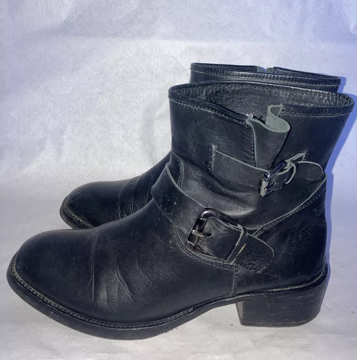 Eden top buckle boot