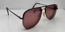 Vintage Univis Gray Pilot Half-Rim Metal Sunglasses USA FRAMES ONLY