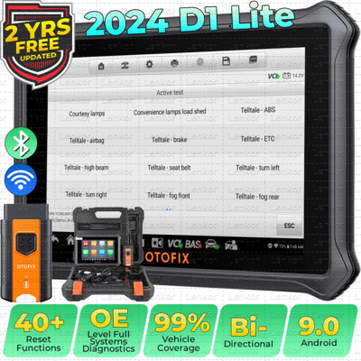 2025 OTOFIX D1 Lite Bidirectional Full System Car Diagnostic Scanner Key Coding