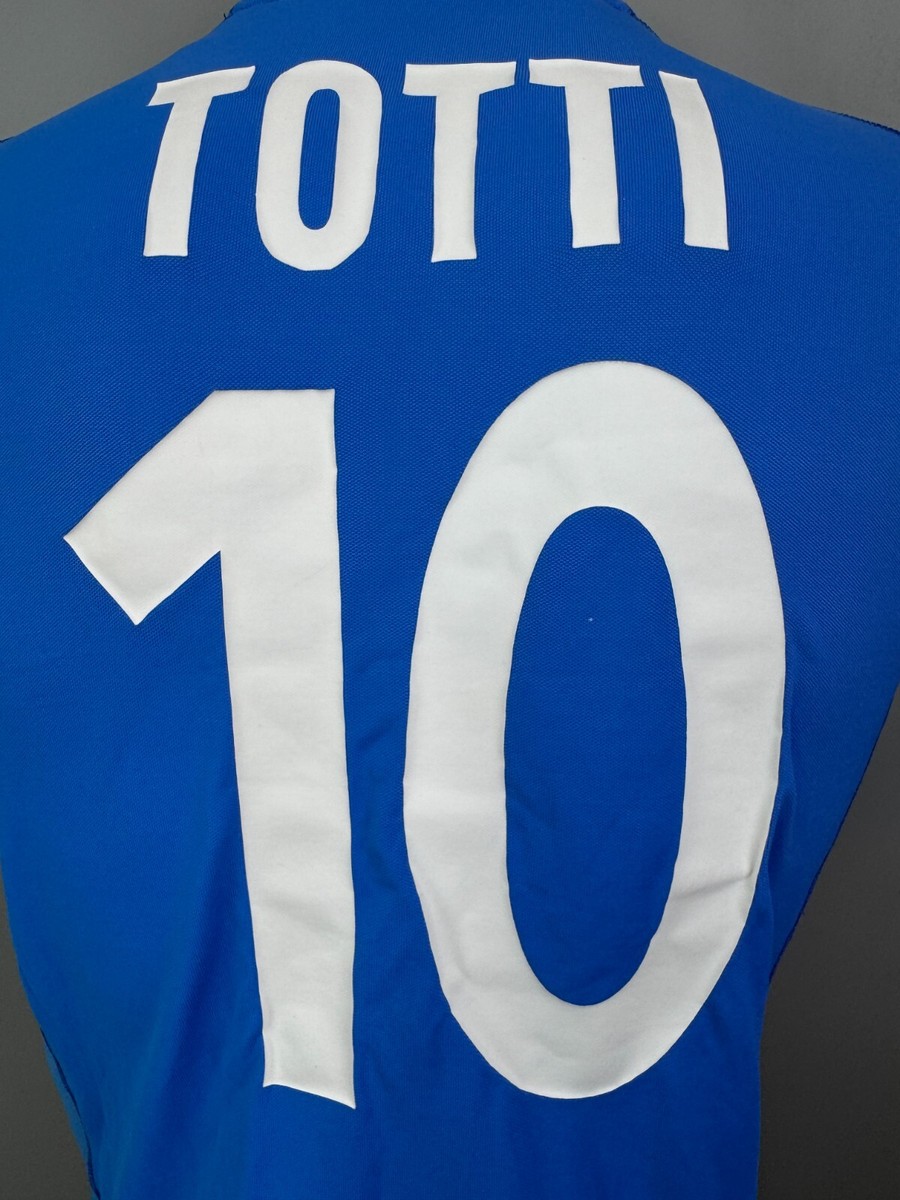 ITALY 2002 2004 TOTTI HOME SHIRT FOOTBALL SOCCER KAPPA JERSEY MENS
