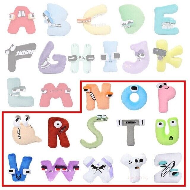 36pcs/set Alphabet Lore But are Plush Toys Animal Plushie Education Doll 26  Alphabet 10 Number Children Christmas Toy Gift