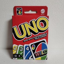UNO Card Game 2010 Mattel with Customizable Wild Cards Ages 2-10 Players 7