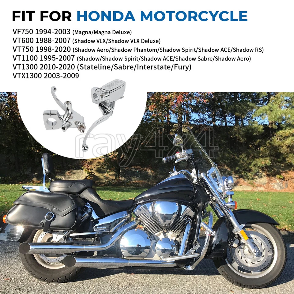 1" Universal Control Handlebar Hydraulic Brake Master Cylinder &Clutch Lever Set - Изображение 4 из 4