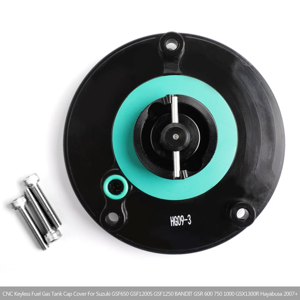 CNC Keyless Fuel Gas Tank Cap Fit for Suzuki GSXR GSR 600/750 GSXR 1000 03-18 US Foto 4 de 4