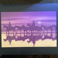 Western Screen On Illustration Board By American Gene O Rourke