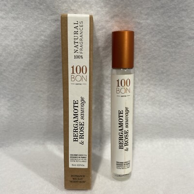 Lot Of 2 100 BON Bergamote & Rose Sauvage Cologne Spray 0.5oz Free Shipping