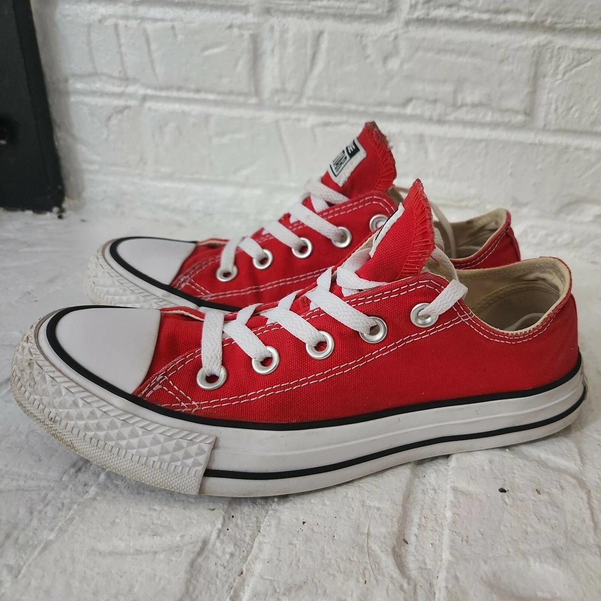 Converse basse on sale homme rouge