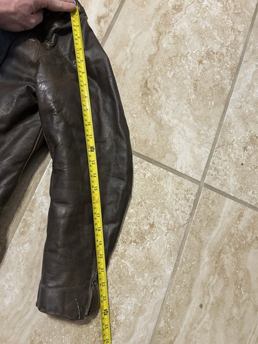 Vintage 60s Cooper B-3 Leather Jacket Size Men’s Small - Picture 16 of 17