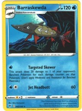 Barraskewda 42/185 Vivid Voltage Regular Rare Pokemon Card Pokémon TCG