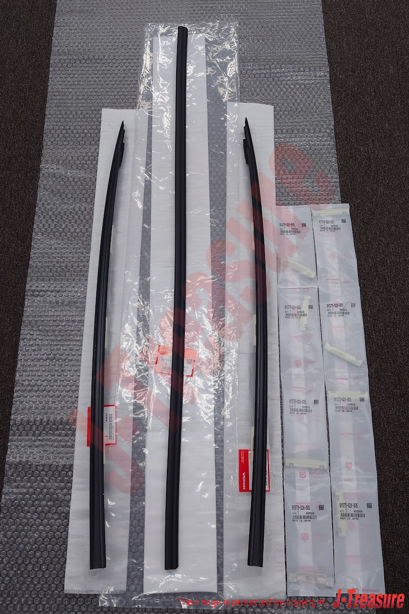 HONDA INTEGRA ACURA RSX DC5 Genuine Front Windshield Molding & 8