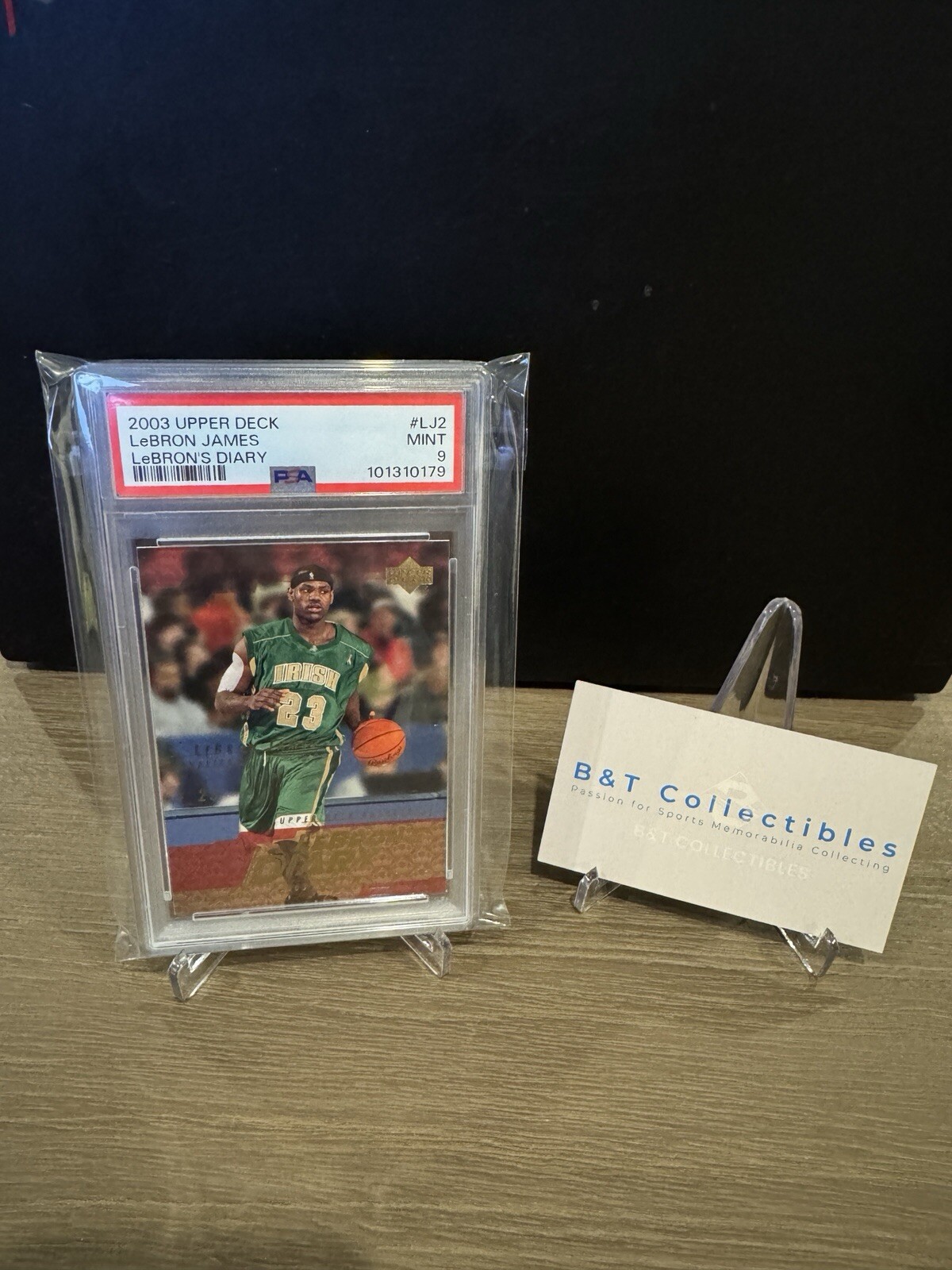 2003 Upper Deck Lebron's Diary #LJ2 LeBron James RC Rookie PSA 9 MINT 🔥🔥