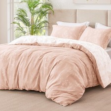 Dusty Rose Pink King Size Comforter Set - King Comforter Set, 3 Pieces Cute