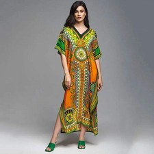 High End Polyester Printed Beach Cover Up Robe Dress Sun Protection Shirt Bikini