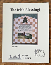 Nessy Lynn's The Irish Blessing  073 counted cross stitch sampler pattern 2002