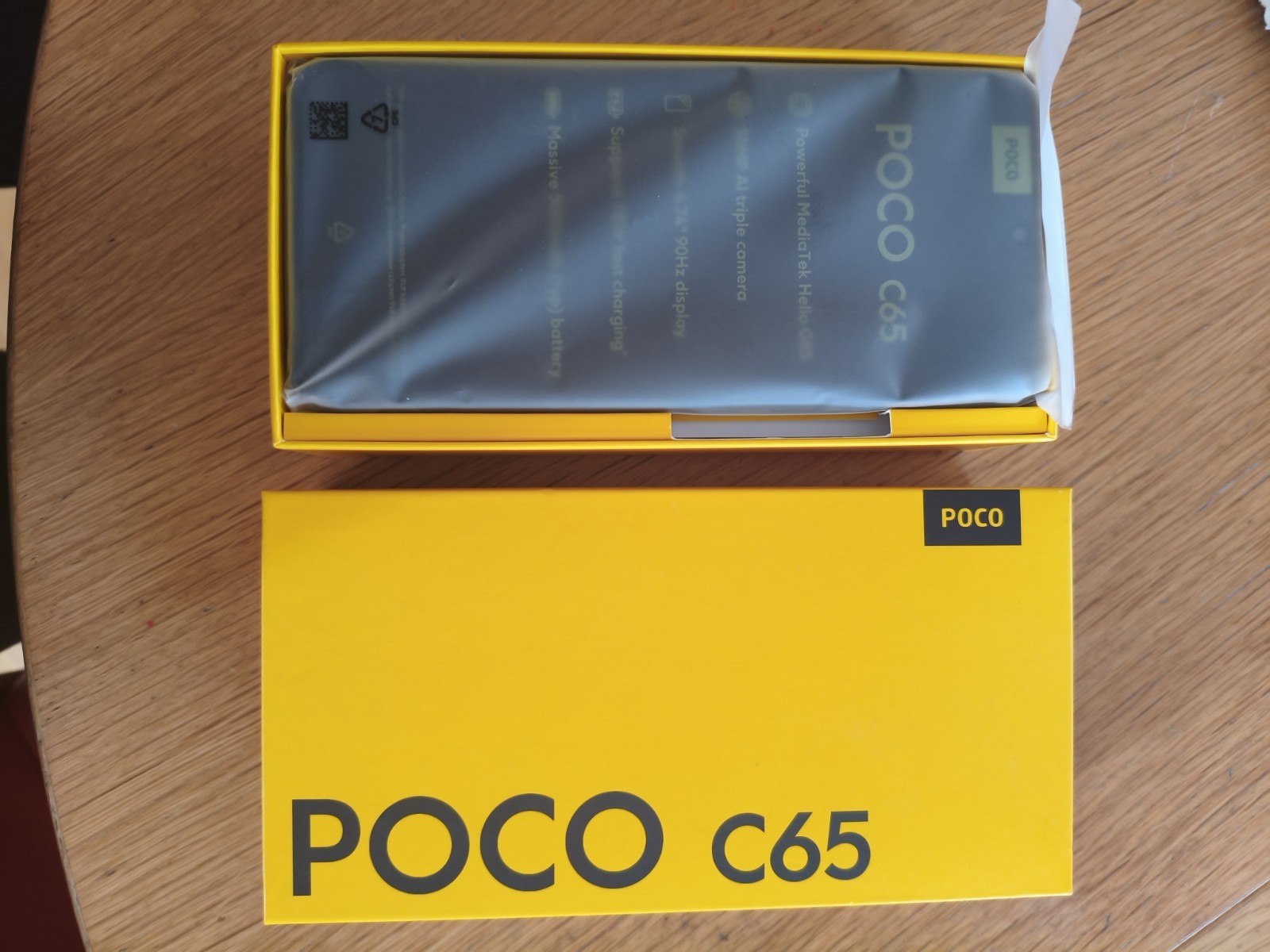 PocoC65,Neu,Unbenutzt,8/256GB,HyperOS,5000mAH,50MP,schwarz,90HZ