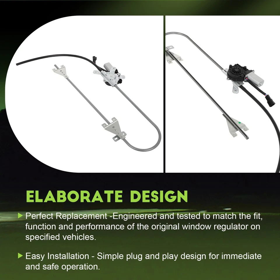 Regulador de ventana eléctrica delantero derecho con motor para Peterbilt 386 387 2006-2009 Foto 4 de 4