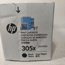 HP 305X Black LaserJet Toner Cartridge High Yield CE410XD NEW