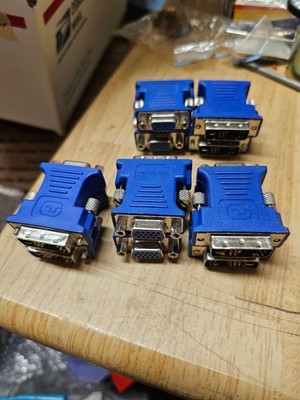 Intel E27334-001 DVI-A [M] To VGA[F] Adapter 10 Pieces
