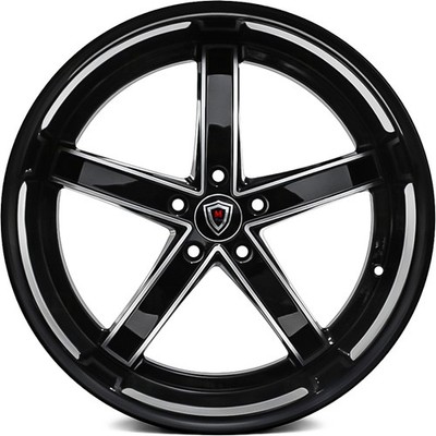 4 Wheels 22'' M5330A 22x10.5 5x114.3 Black 40ET 73.1CB (5330A22105511440BP)
