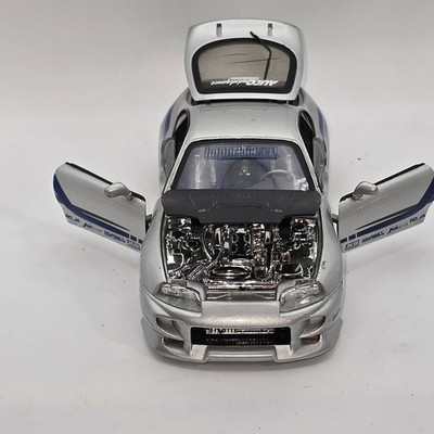 Jada Toyota Supra IMPORT Racer Silver 1 24 Scale Diecast Model